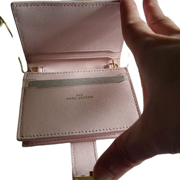The Marc Jacobs Leather Card-Case-On Chain Mini Bag - Picture 5 of 7